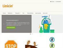 Tablet Screenshot of linicin.fi